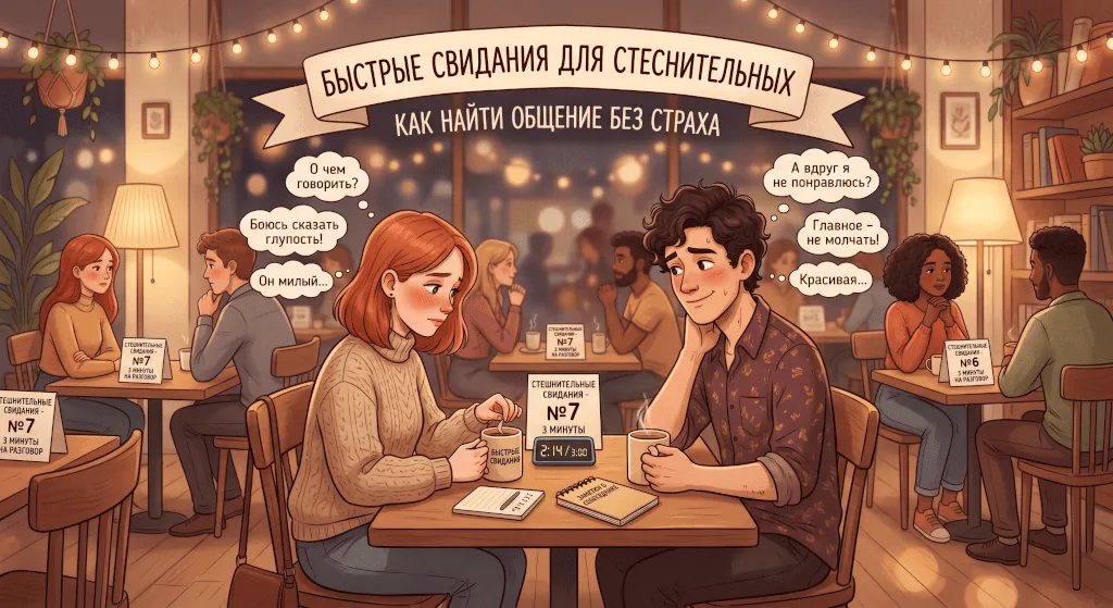 Быстрые свидания для стеснительных: как пойти и не сгореть со стыда